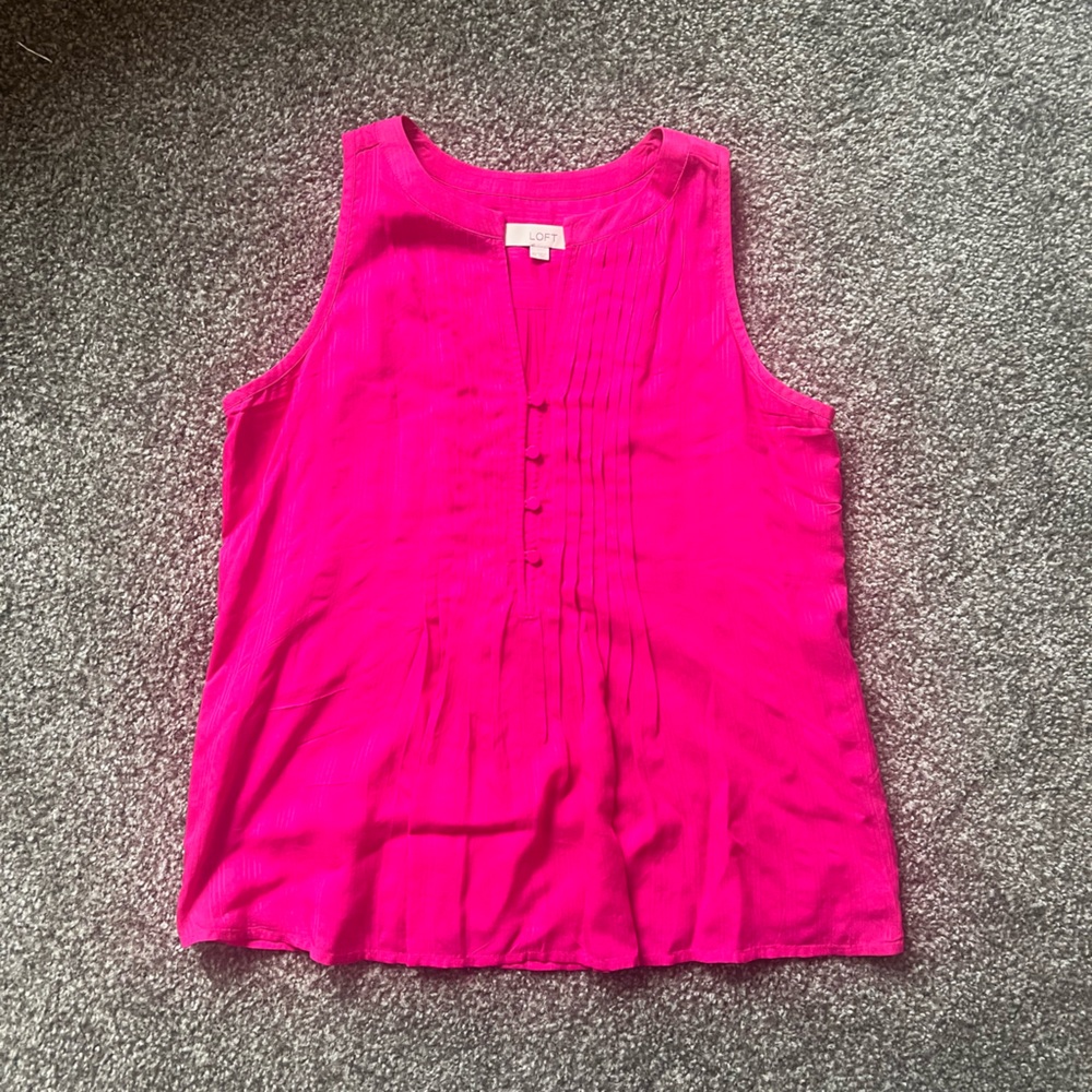 Pink Sleeveless Top